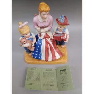Home Interior Denim Days 15357-04 "Sweet Land Of Liberty " Figurine